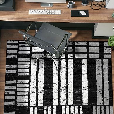 World Rug Gallery Geometric Blocks Rug