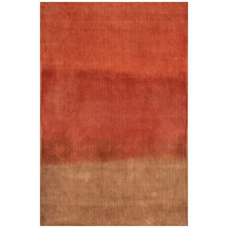 Liora Manne Como Tibetan Stripe Indoor Rug, Sunset