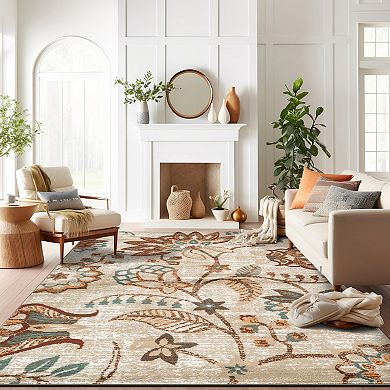 World Rug Gallery Floral Medallion Rug