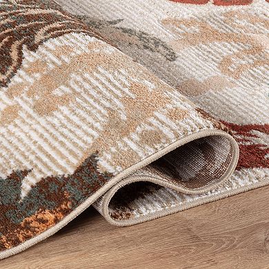 World Rug Gallery Botanical Scroll Rug