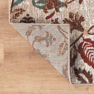 World Rug Gallery Multi Vine Floral Rug