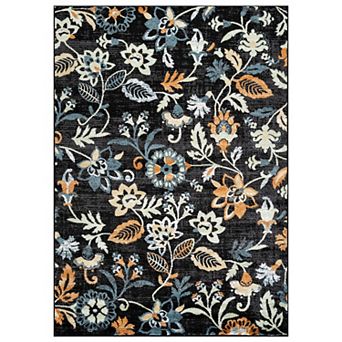 World Rug Gallery Multi Vine Floral Rug