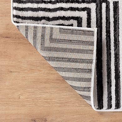 World Rug Gallery Modern Maze Rug