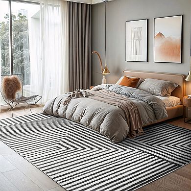 World Rug Gallery Modern Maze Rug