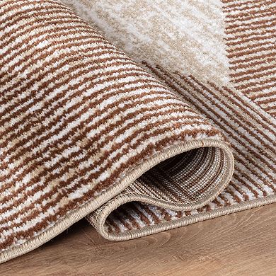 World Rug Gallery Geometric Stripe Rug