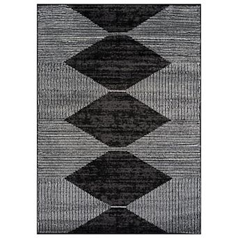World Rug Gallery Geometric Stripe Rug