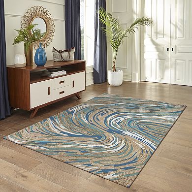 Liora Manne Capri Big Wave Indoor / Outdoor Rug