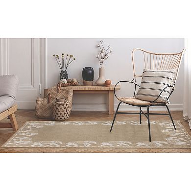 Liora Manne Carmel Marching Elephants Indoor / Outdoor Rug