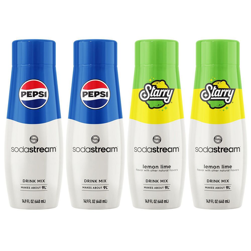 SodaStream Pepsi & Starry Drink Mix Variety 4-pk.