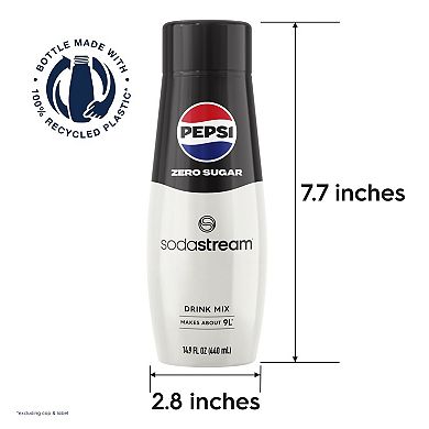 SodaStream® Pepsi® Zero Sugar Drink Mix 4-Pk.