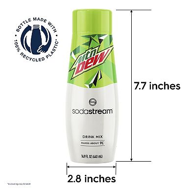 SodaStream Mountain Dew Drink Mix 4-pk.