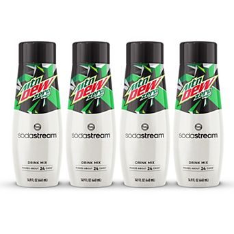 SodaStream Mountain Dew Zero Sugar Drink Mix 4 pk