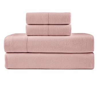 Pointehaven 180 GSM Brushed Cotton Flannel Sheet Set or Pillowcases