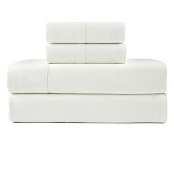 Pointehaven 180 GSM Brushed Cotton Flannel Sheet Set or Pillowcases