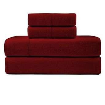 Pointehaven 180 GSM Brushed Cotton Flannel Sheet Set or Pillowcases