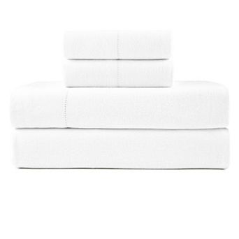 Pointehaven 180 GSM Brushed Cotton Flannel Sheet Set or Pillowcases