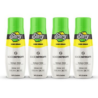 SodaStream Starry Zero Sugar Lemon Lime Drink Mix 4 pk