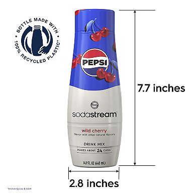 SodaStream Pepsi Wild Cherry Drink Mix 4-pk.