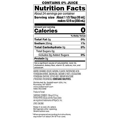 SodaStream® Pepsi® Wild Cherry Zero Drink Mix 4-Pk.