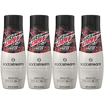SodaStream Mountain Dew Code Red Zero Drink Mix 4 pk
