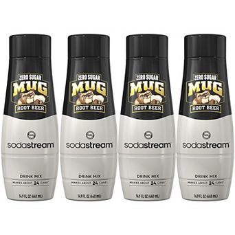 SodaStream Mug Zero Root Beer Drink Mix 4 pk