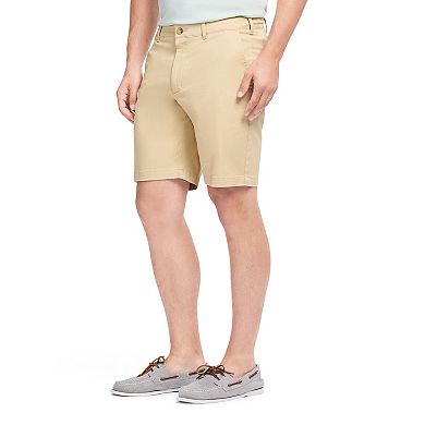 Men's IZOD Saltwater Flat Front 9.5-inch Twill Shorts