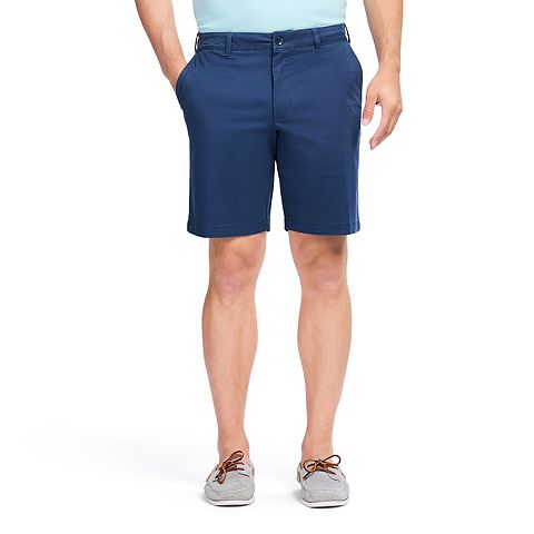 Мужские твиловые шорты IZOD Saltwater Flat Front, 9.5 дюймов