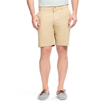 Men's IZOD Saltwater Flat Front 9.5-inch Twill Shorts