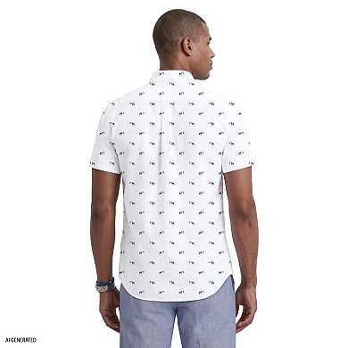 Men's IZOD Breeze Woven Short Sleeve Button-Down Shirt