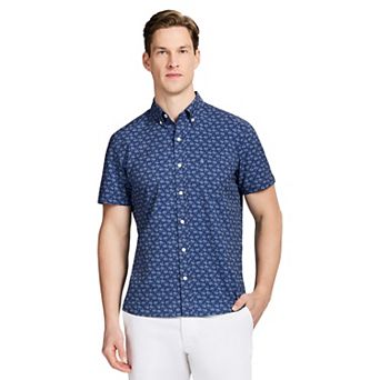 Men's IZOD Breeze Woven Short Sleeve Button-Down Shirt