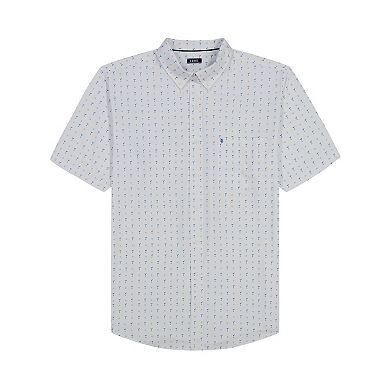 Men's IZOD Breeze Woven Short Sleeve Button-Down Shirt
