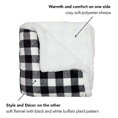 Arkwright Rustic Home Buffalo Plaid Throw 50x70