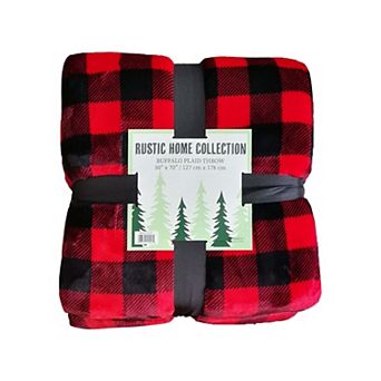 Arkwright Rustic Home Buffalo Plaid Throw 50x70