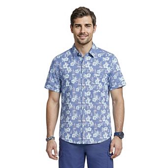 Men's IZOD Short Sleeve Chambray Shirt