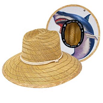 Women's Peter Grimm Lifeguard Hat With Shark Underbrim
