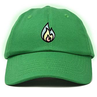 Dalix Fire Dad Hat (Glow in the Dark)
