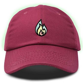 Dalix Fire Dad Hat (Glow in the Dark)
