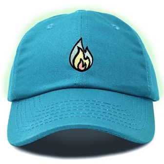 Dalix Fire Dad Hat (Glow in the Dark)