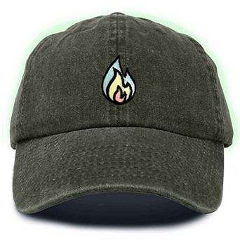 Dalix Fire Dad Hat (Glow in the Dark)