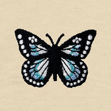 Dalix Womens Butterfly Midweight Washed Fleece Shorts