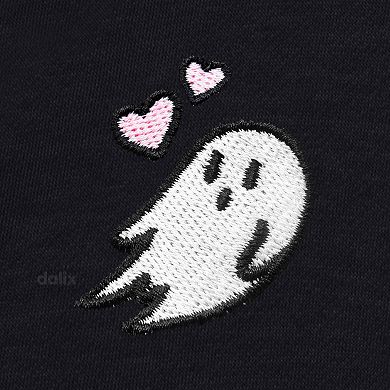 Dalix Womens Heartly Ghost Midweight Washed Fleece Shorts