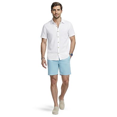 IZOD Short Sleeve Luxury Classics Button-Down Shirt