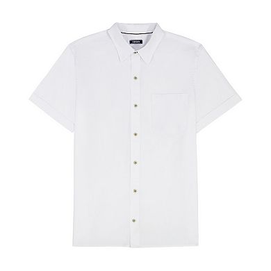 IZOD Short Sleeve Luxury Classics Button-Down Shirt