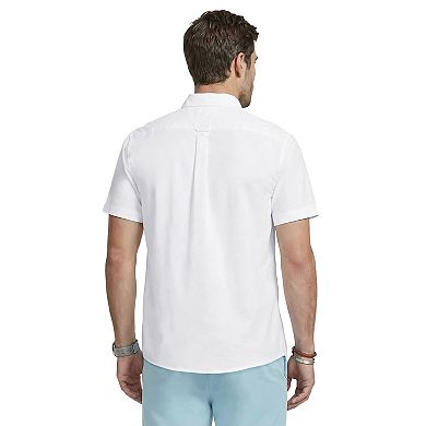 IZOD Short Sleeve Luxury Classics Button-Down Shirt