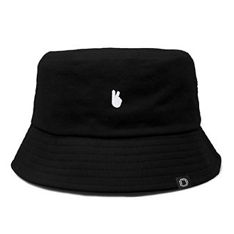 Dalix Womens Lil Peace Sign Cotton Bucket Hat