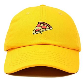 Dalix Pizza Slice Embroidered Dad Hat