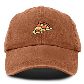 Dalix Pizza Slice Embroidered Dad Hat