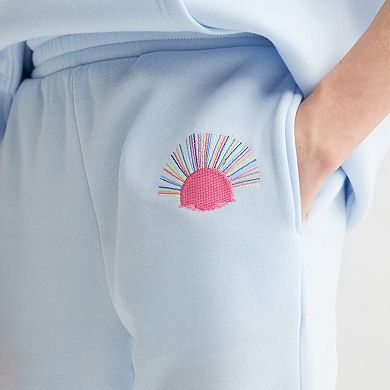 Girls 7-16 Harper & Ivy Fleece Joggers