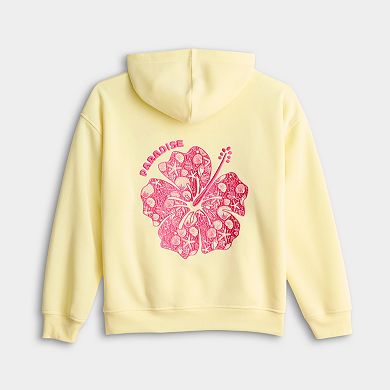 Girls 7-16 Harper & Ivy Fleece Graphic Hoodie