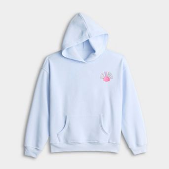 Girls 7-16 Harper & Ivy Fleece Graphic Hoodie